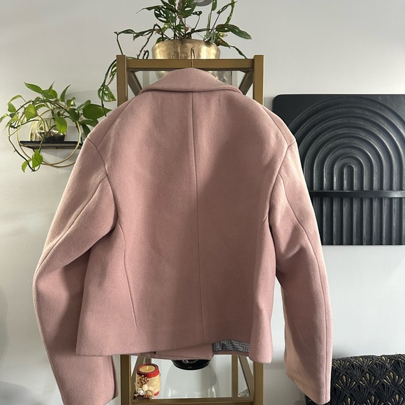 Ted Baker Asinata cropped Wool Biker jacket NWT - Picture 7 of 7